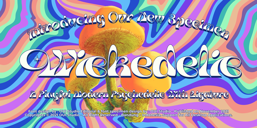 Wickedelic font