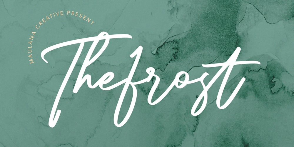 Thefrost font