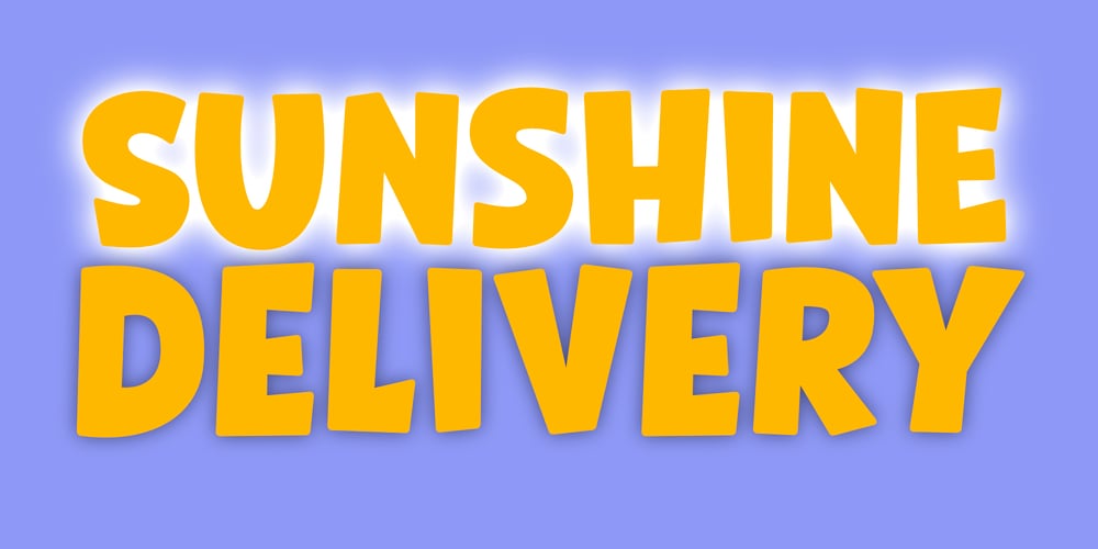 Sunshine Delivery font