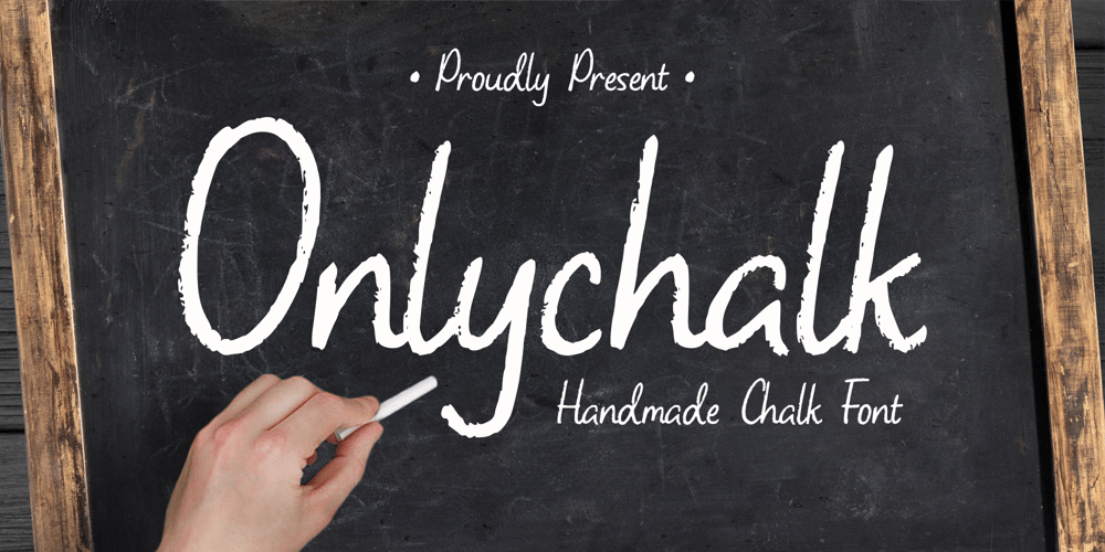 Onlychalk font