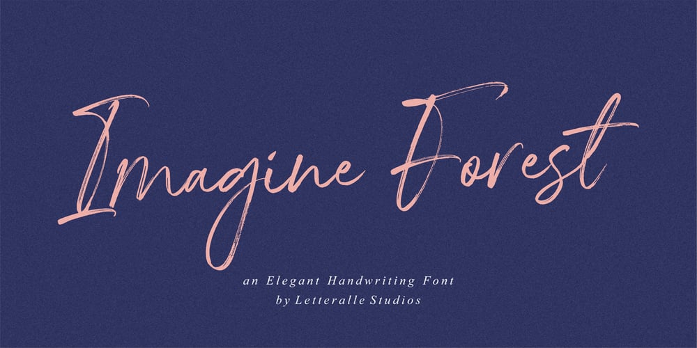 Imagine Forest font
