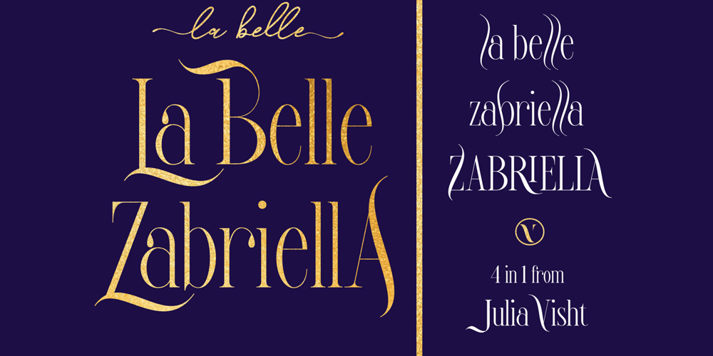 La Belle Zabriella font