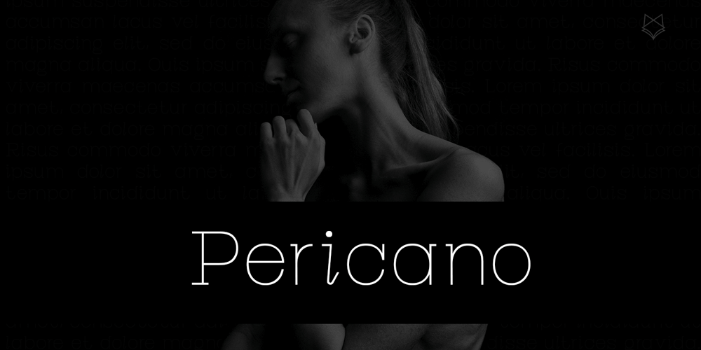 Pericano Display font