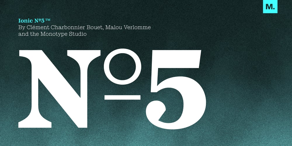 Ionic No 5 font