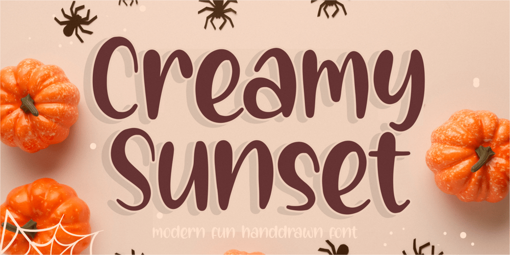 Creamy Sunset font