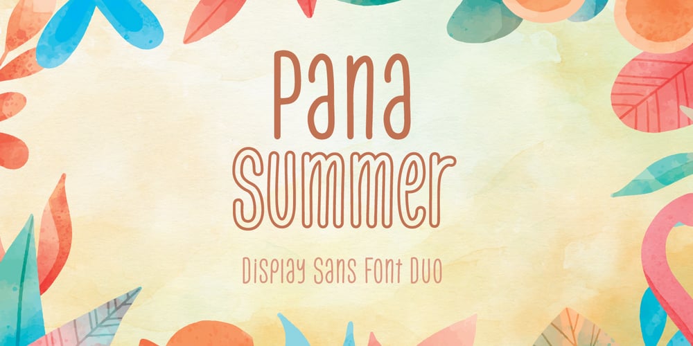 Pana Summer font