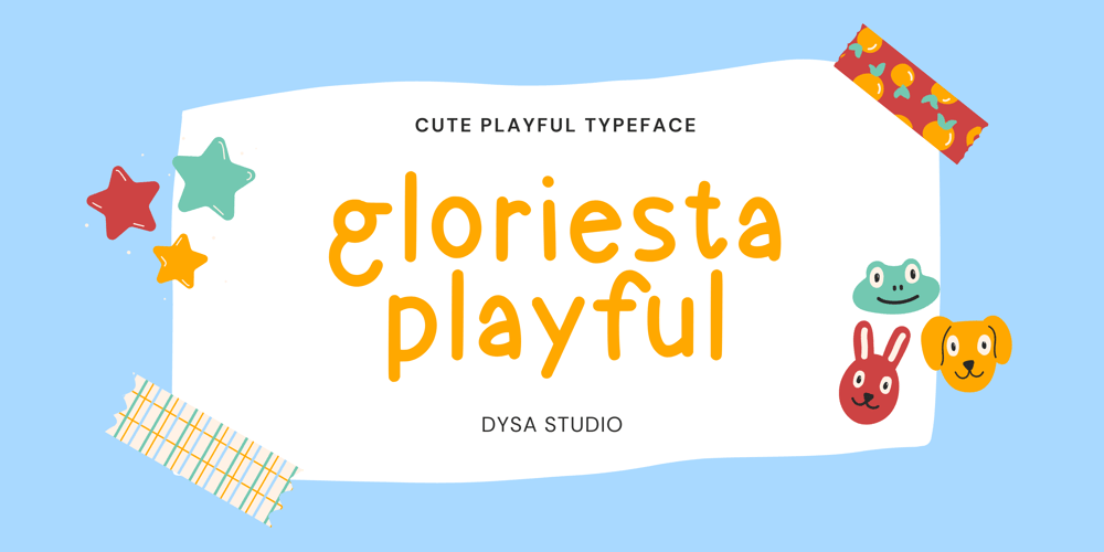 Gloriesta Playful font