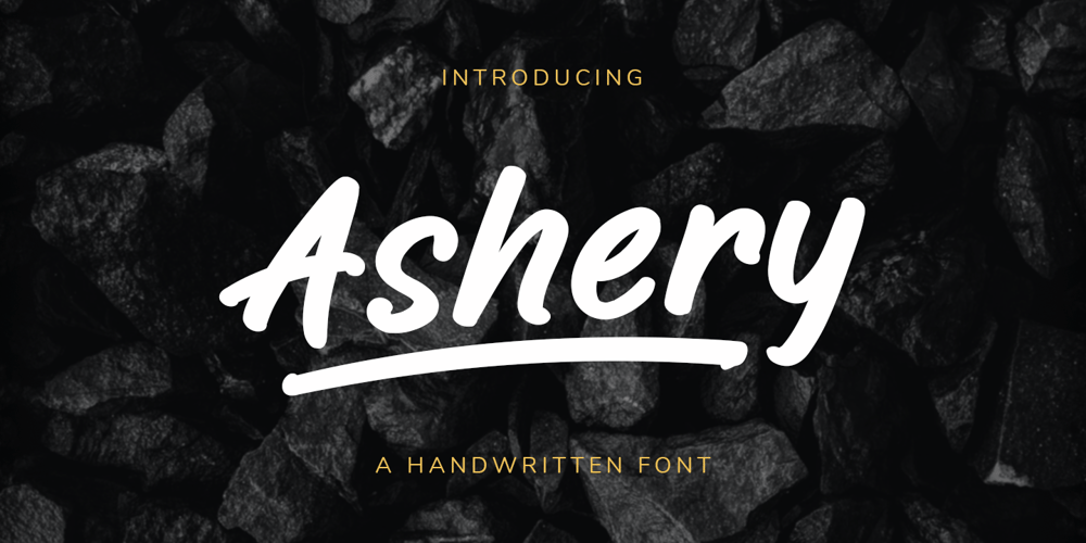 Ashery font