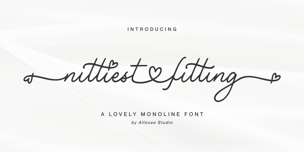 Nittiest Fitting font