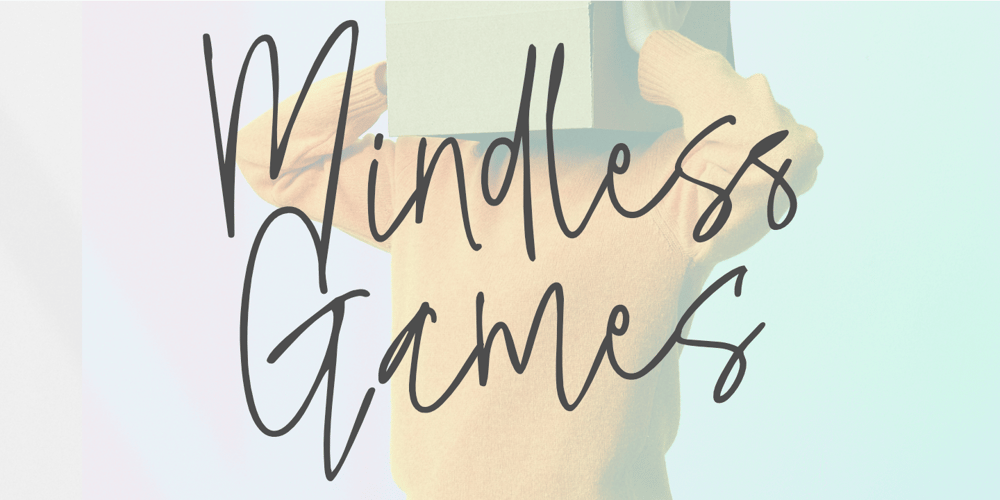 Mindless Games font