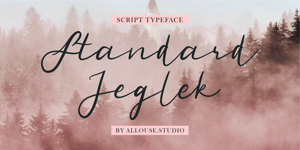 Standard Jeglek font