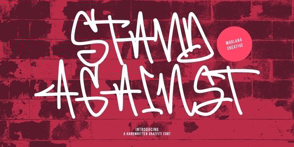 Stand Against font