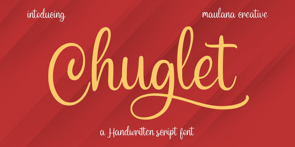 Chuglet font