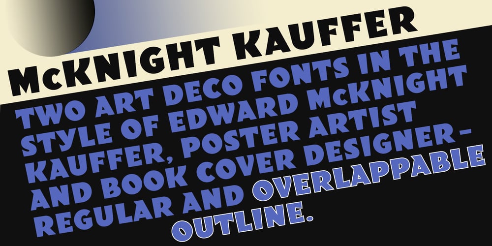 McKnight Kauffer font