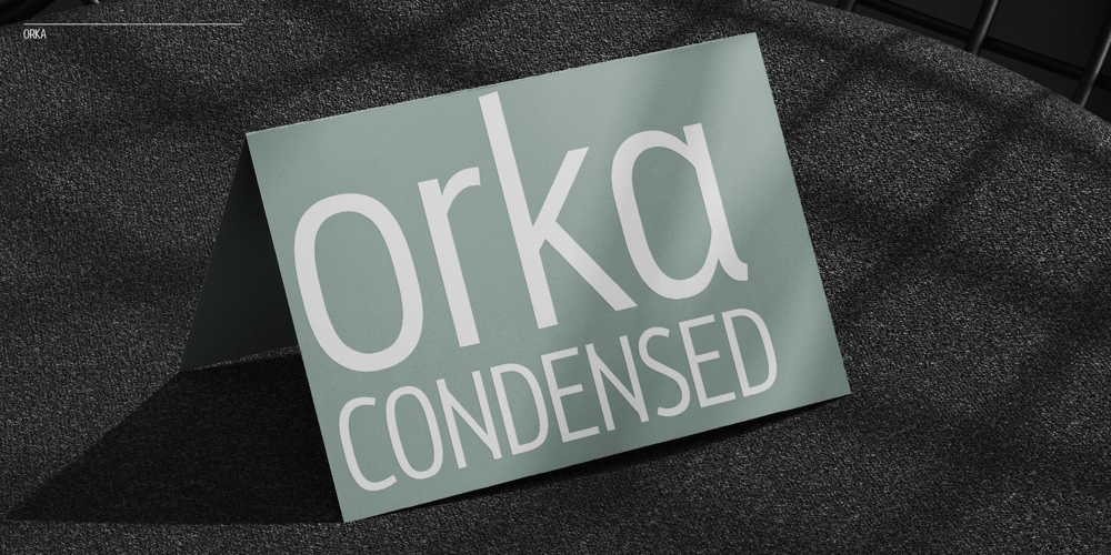 Orka Condensed font