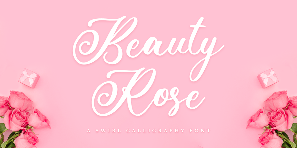Beauty Rose font