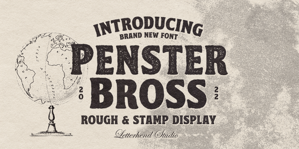 Penster Bross font