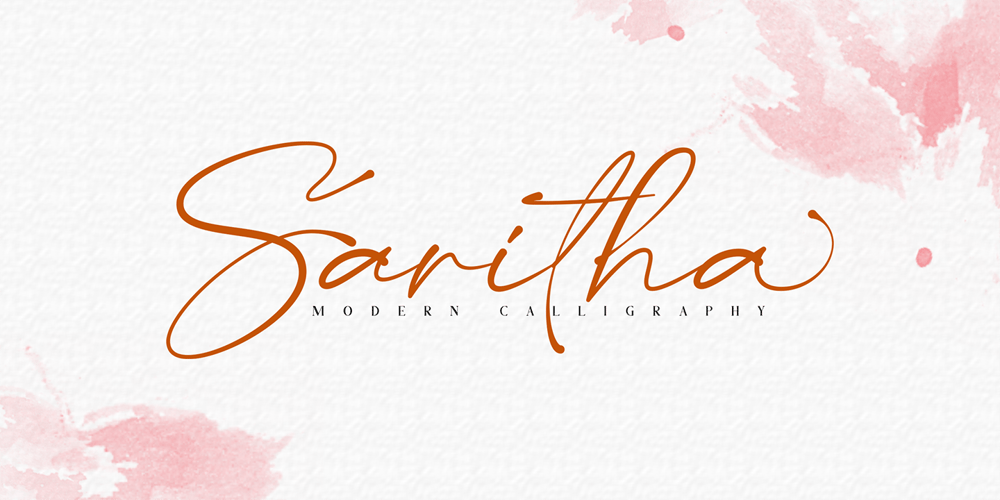 Saritha font