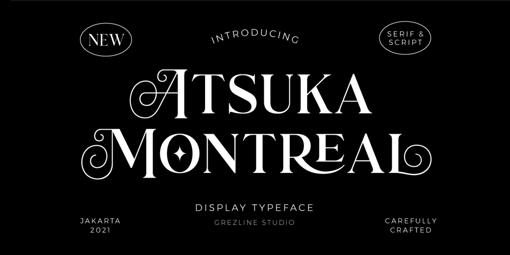 Atsuka Montreal font
