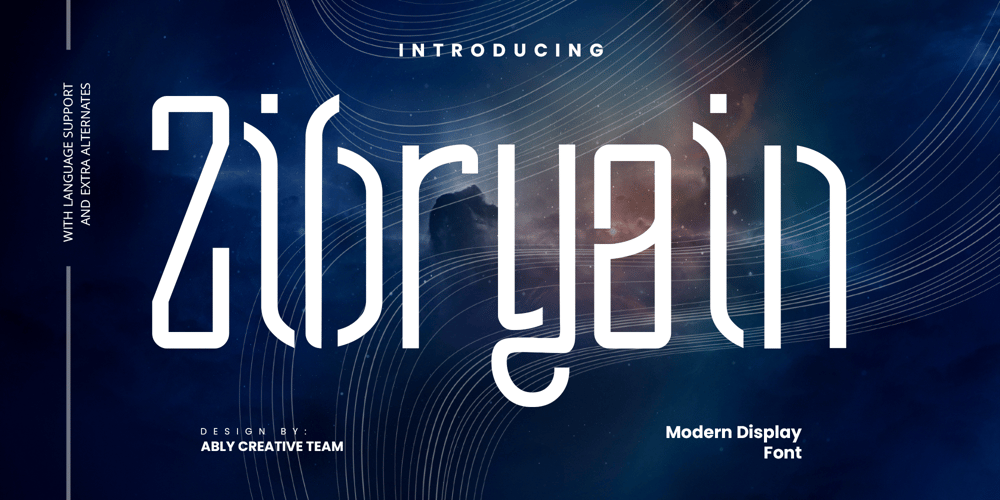 Zibryain font