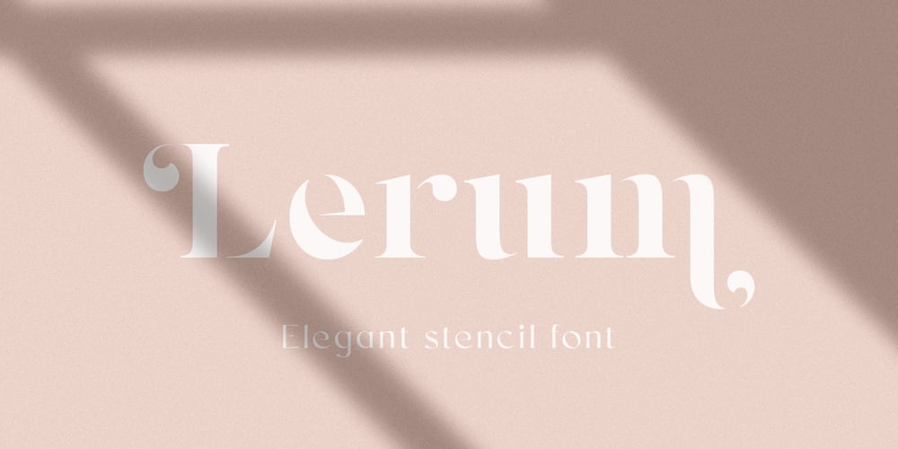 Lerum font