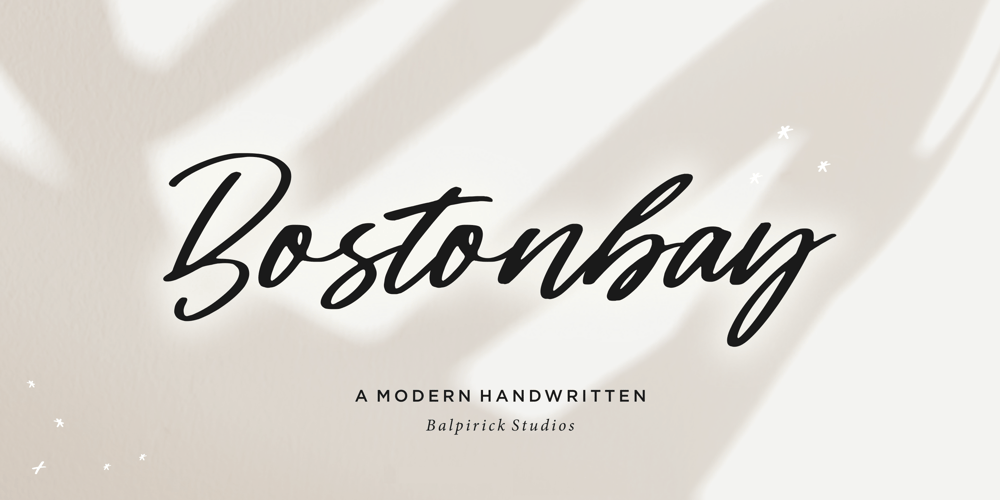 Bostonbay font