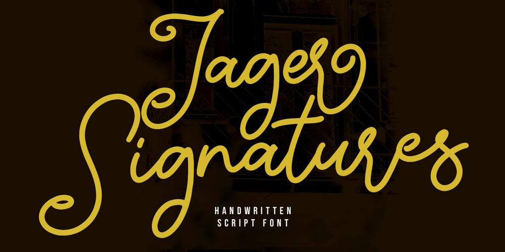 Jager font