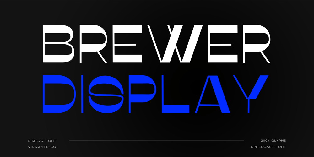 Brewer Display font