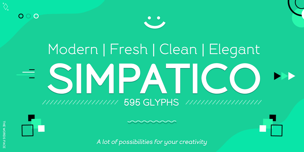 Simpatico font