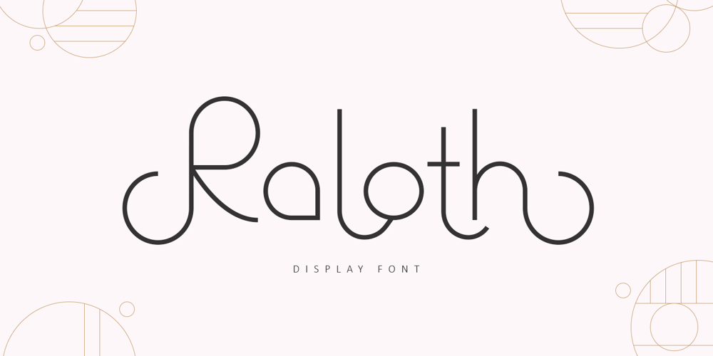 Raloth font