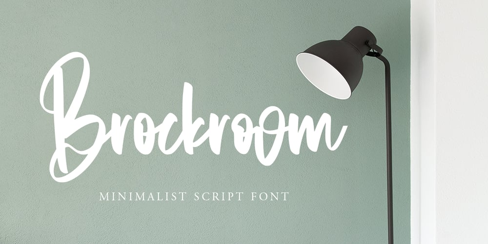 Brockroom font