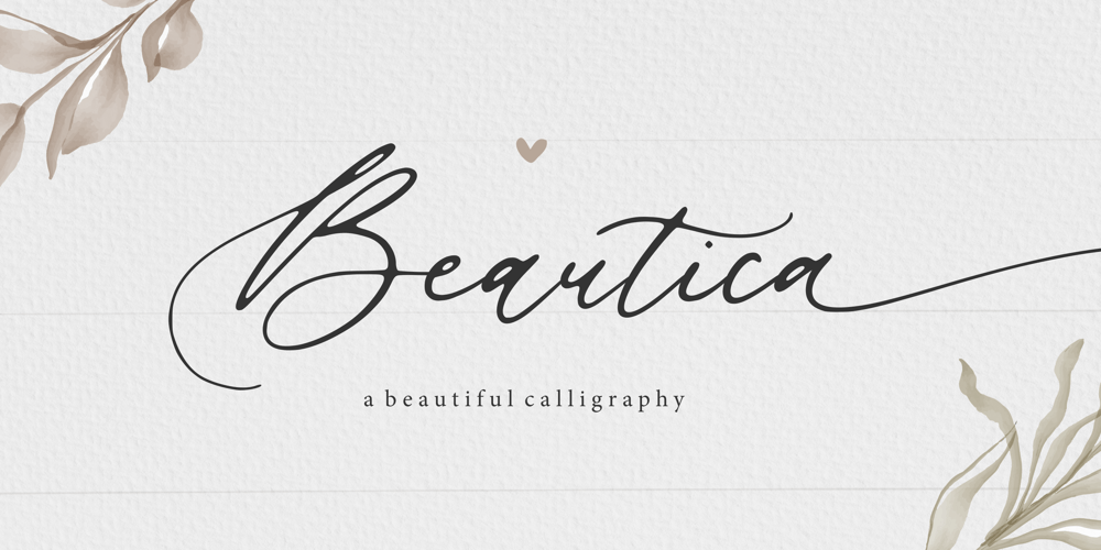 Beautica font
