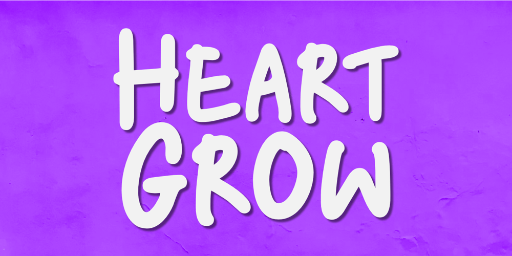 Heart Grow font