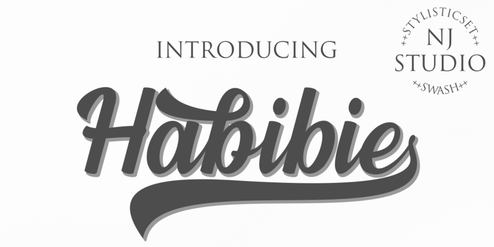 Habibie font
