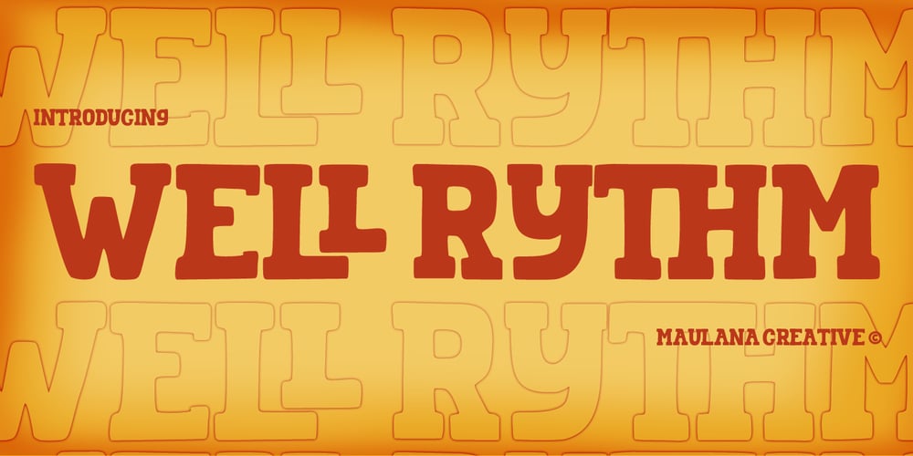Wellrythm font