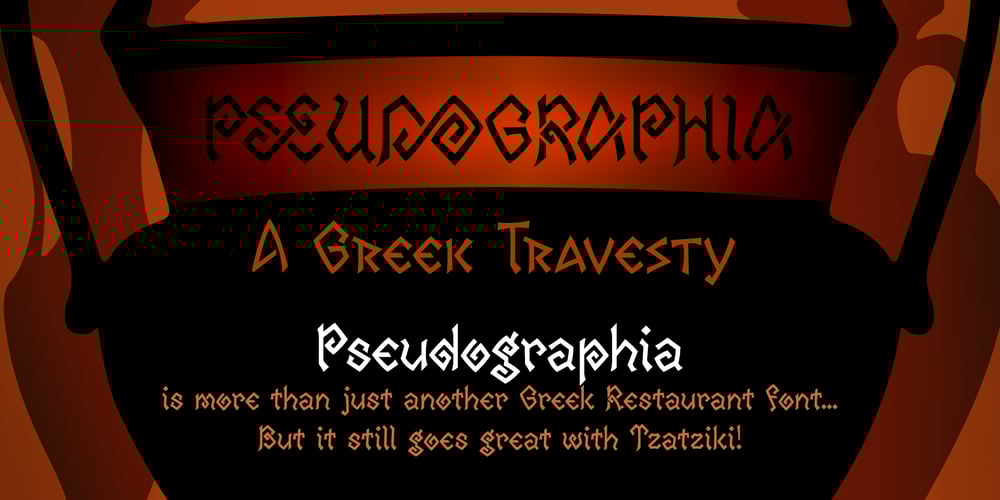 Pseudographia font
