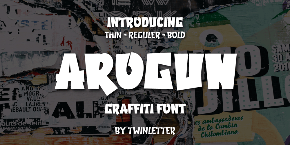 Arogun font