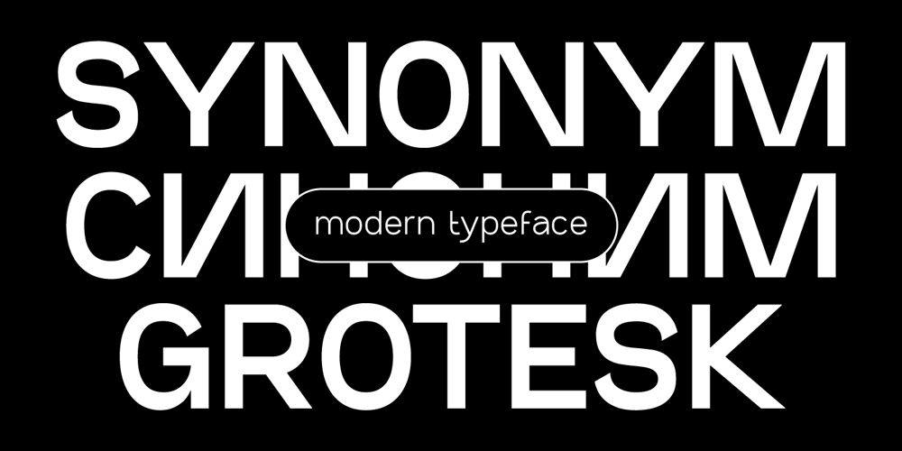 SK Synonym Grotesk font