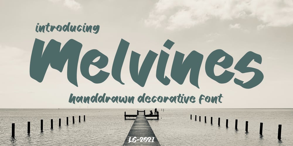 Melvines font