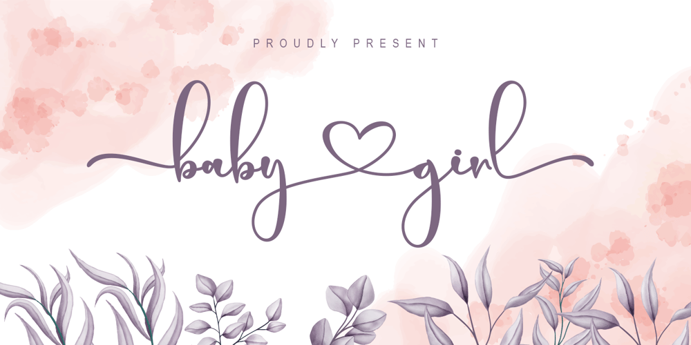 Baby Girl font