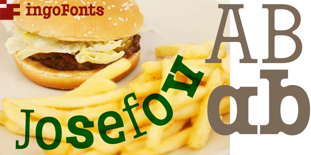 Josefov font