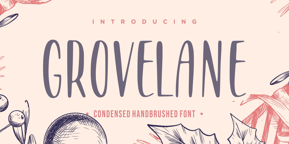 Grovelane font