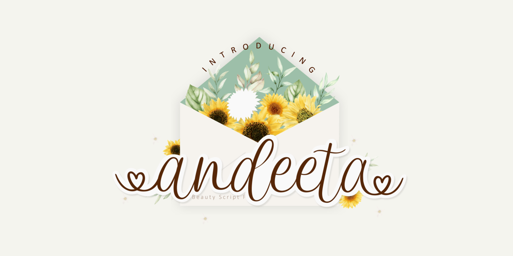 Andeeta font
