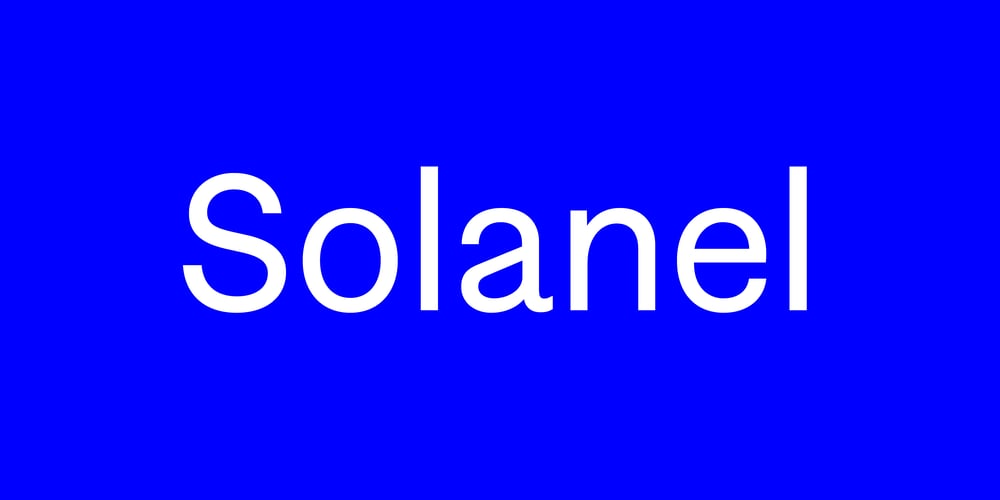 Solanel font