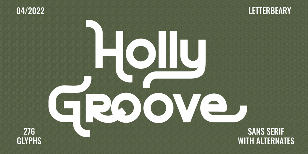 Holly Groove font