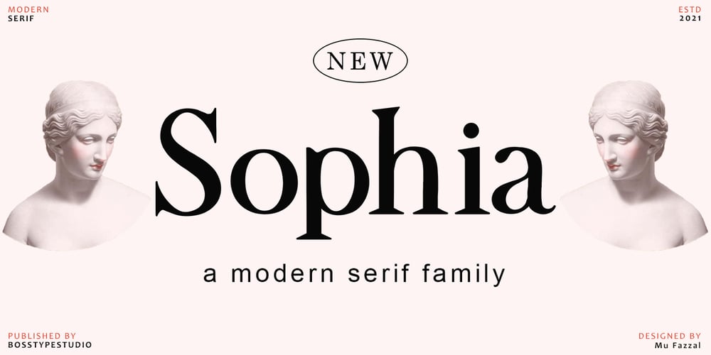 Sophia font