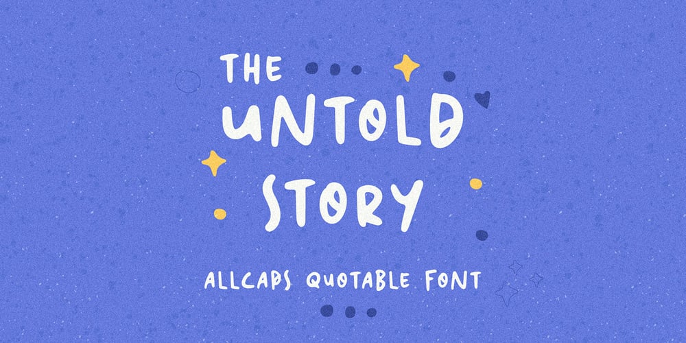 The Untold Story font