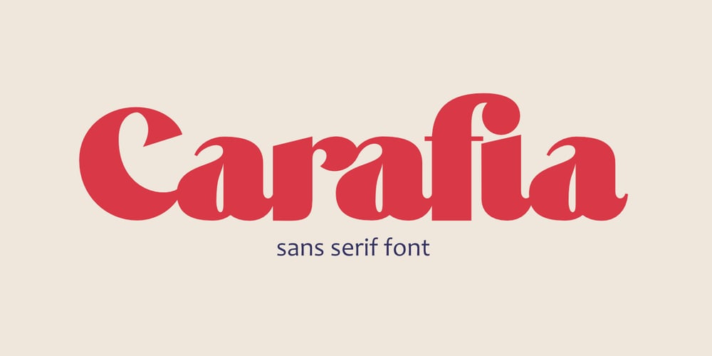 Carafia font
