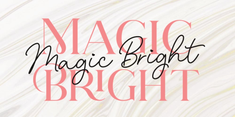 Magic Bright Script font
