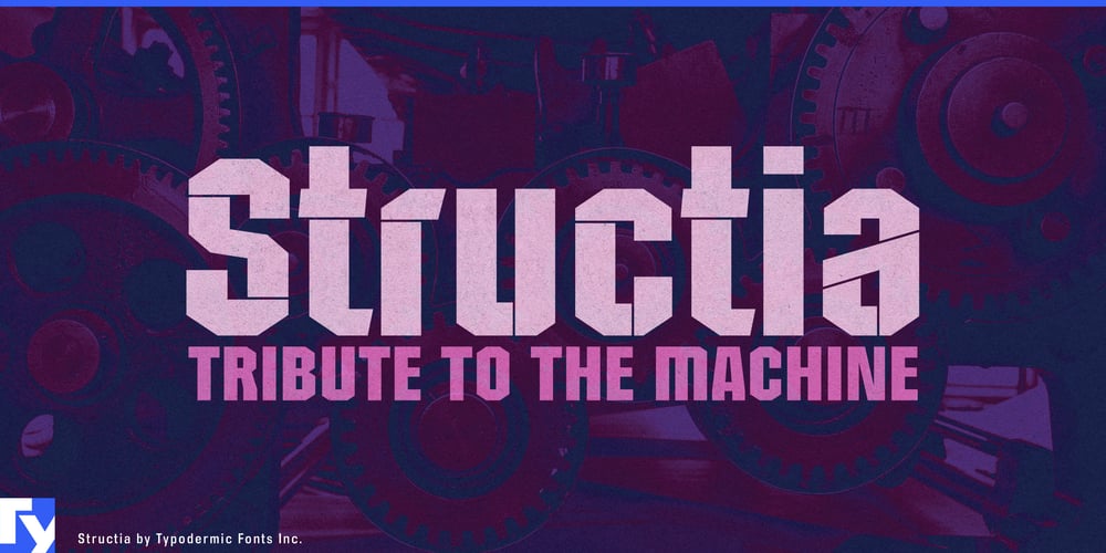Structia font